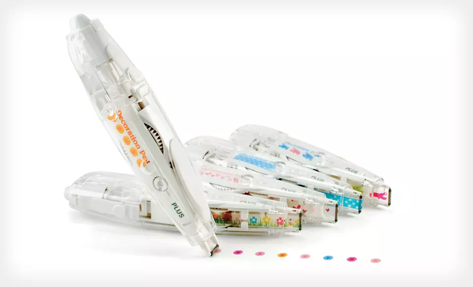 $9.99 for a Five-Pack of Plus Touch 'N' Slide Decoration Pens ($19.95 List Price). Free Returns. - Primary Image