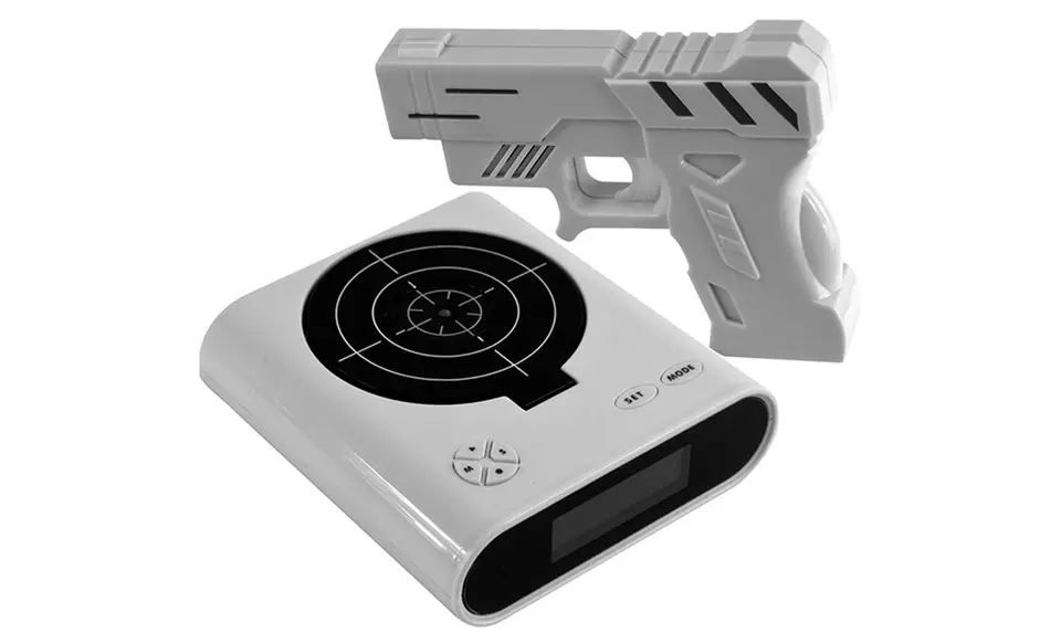Gun and Target Recordable Alarm Clock - Second Medium