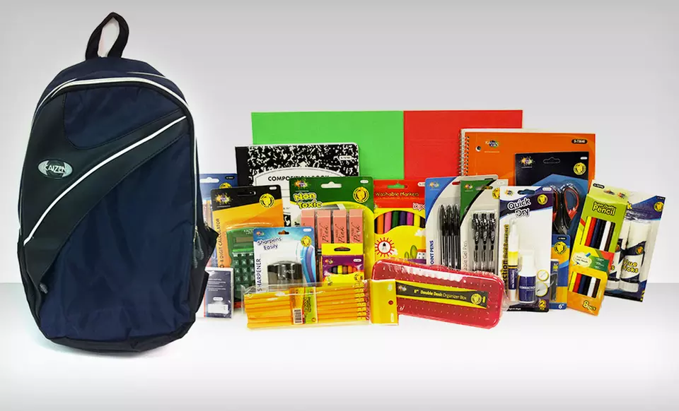 $36.99 for Backpack or Messenger Bag with School Supplies ($105 List Price). Multiple Colors. Free Shipping and Returns. - Primary Image