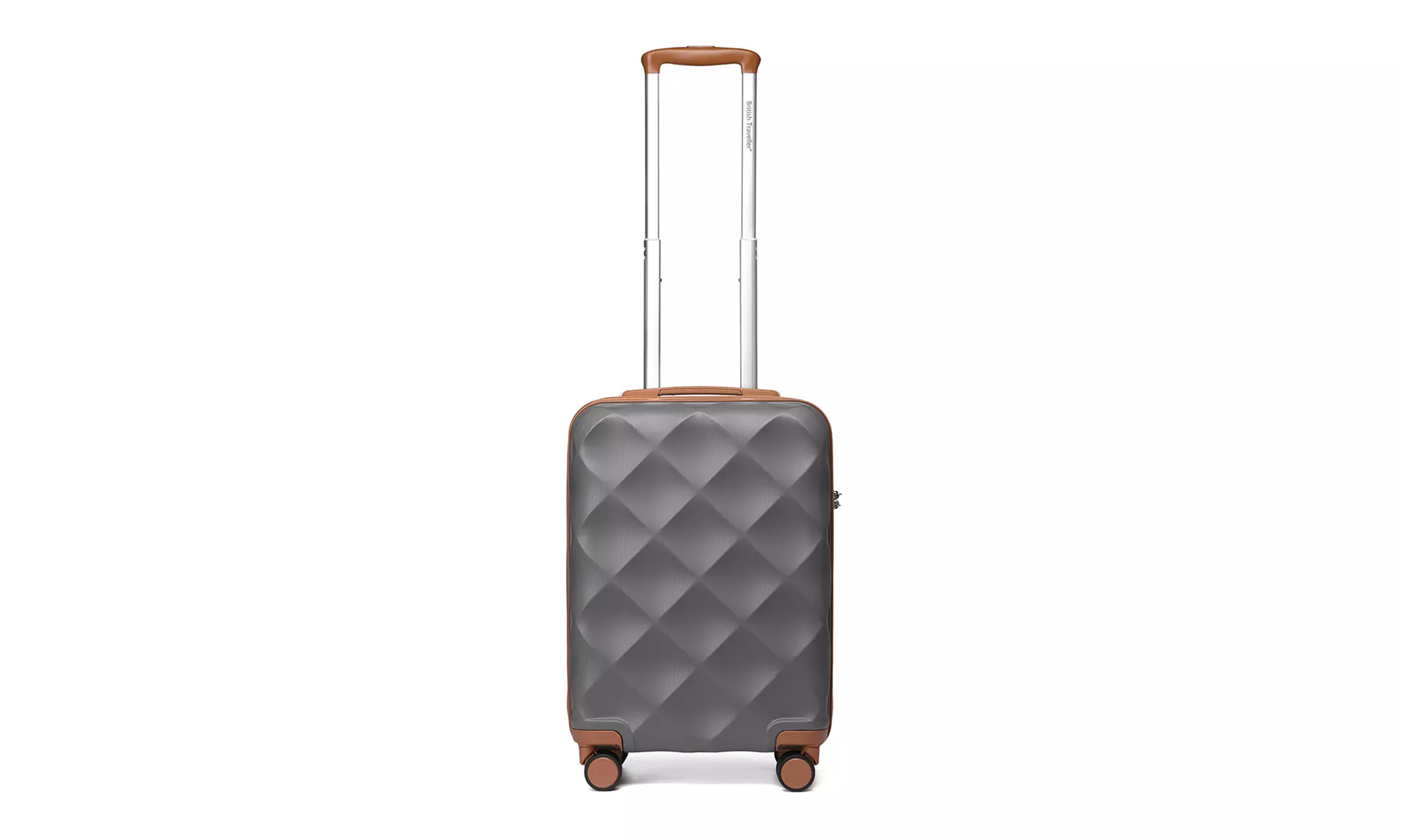 Valise en ABS et polycarbonate avec design élégant en losange