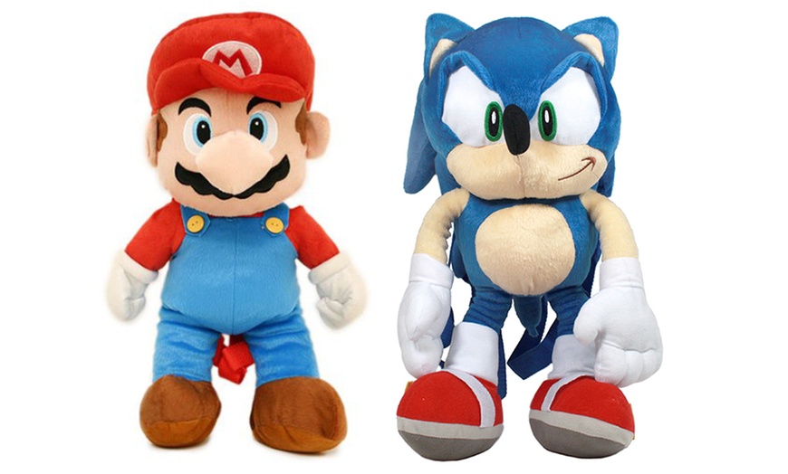 Mario and sonic backpack sale