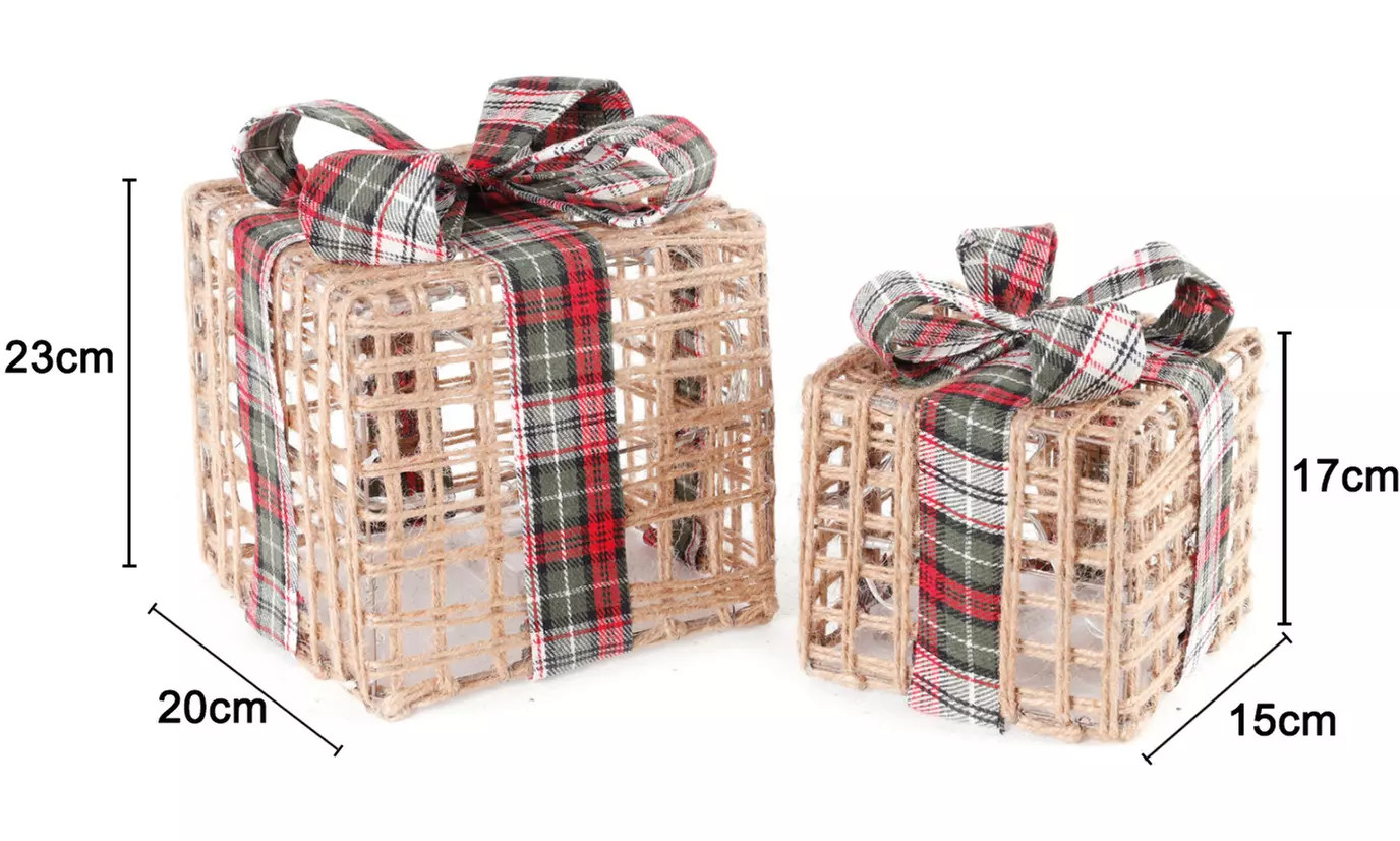 Decorazioni Natalizie luminose da mettere sotto l'albero, Natale, led