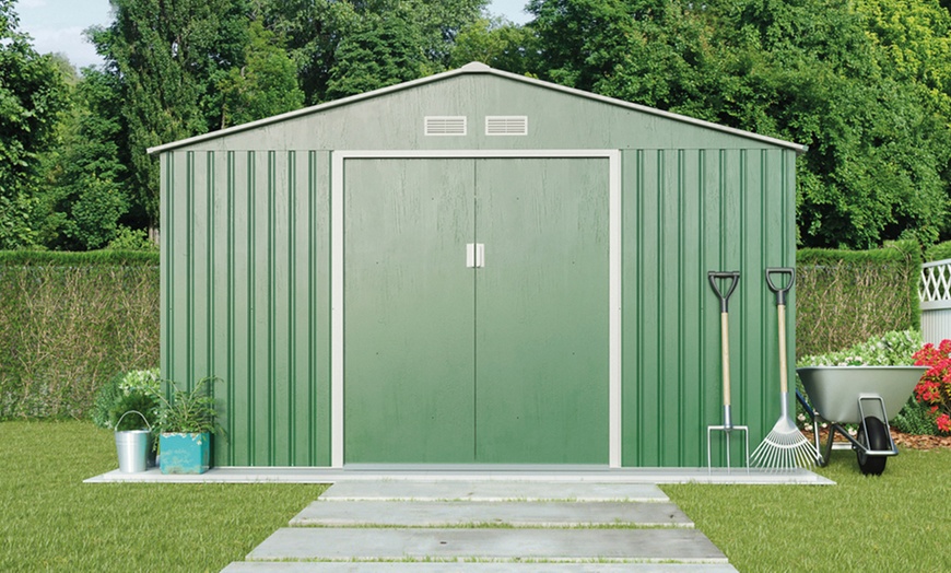 Image 19: Compact Pent Metal Shed