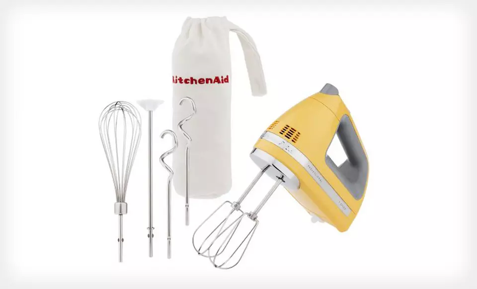 $54.99 for a KitchenAid Nine-Speed Hand Mixer ($99.99 List Price). Two Colors Available. Free Shipping and Returns. - Second Medium