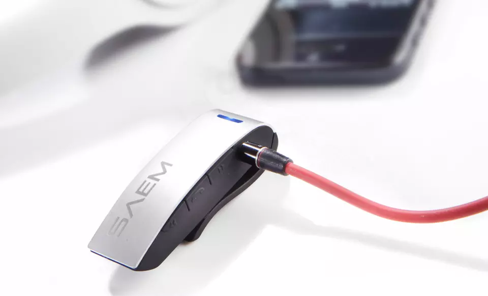 Veho SAEM S4 Wireless Bluetooth Receiver with Track Control and Mic. Free Returns. - Second Medium