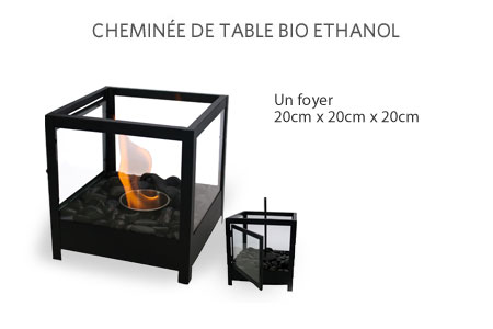 cheminee bio ethanol groupon