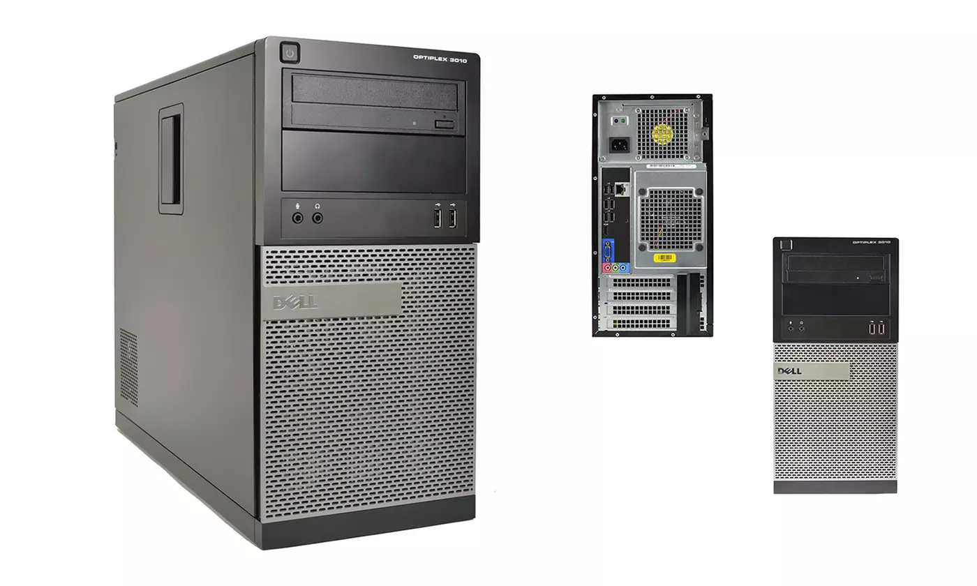 Dell OptiPlex 3010 Minitower PC with 3.4GHz Intel Core i5 Processor, 8GB RAM, and 500GB Hard Drive (Refurbished) - Primary Image