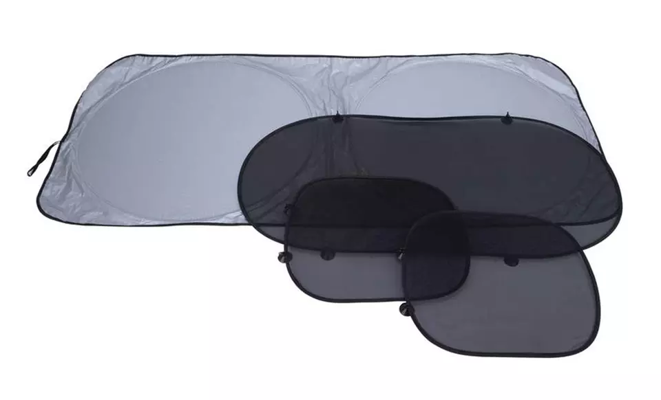 4-Piece Set of Car-Window Sun Blockers - Second Medium