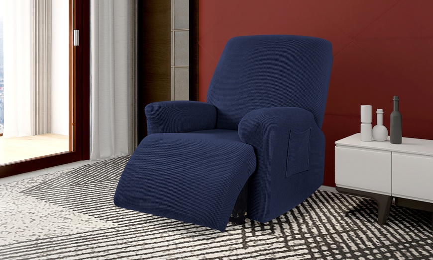 Image 8: Copripoltrona universale per poltrona reclinabile