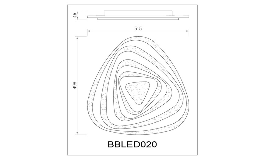 Image 39: Lampadari e plafoniere LED