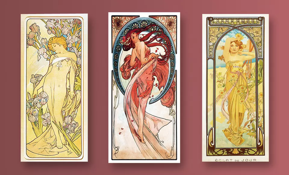 The Many Muses of Alphonse Mucha Giclee or Canvas Print from $19.99 - $32.99. Multiple Prints Available. Free Returns. - Primary Image