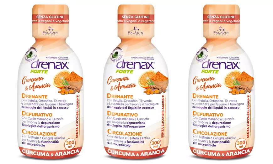 Image 4: 3, 4, 6 ou 9 flacons de compléments alimentaires "Drenax Forte" 300 ml