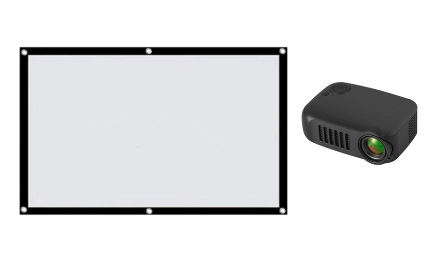 Image 6: A2000 Mini Home LCD Projector or Screen