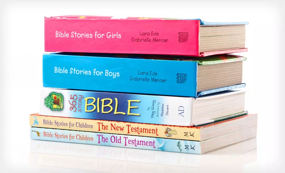 $19.99 for a Bible Storybook Bundle for Boys or Girls ($70.80 List Price). Free Shipping. - Second Medium