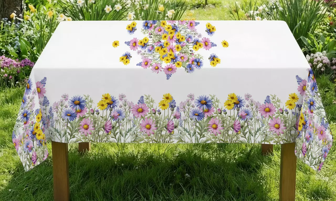 Tovaglia digitale in tessuto Panama