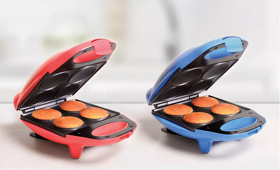 Holstein Mini Whoopie Pie Maker in Blue or Coral. Free Returns. - Primary Image