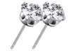 1, 2 ou 3 paires de boucles d'oreilles en Argent Sterling Philip Jones ornées de cristaux Zircondia® - Second Medium