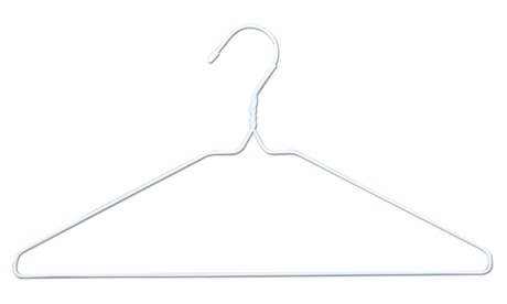 Maxi pack de 36, 72, 90 et 180 cintres en bois naturel et en métal blanc