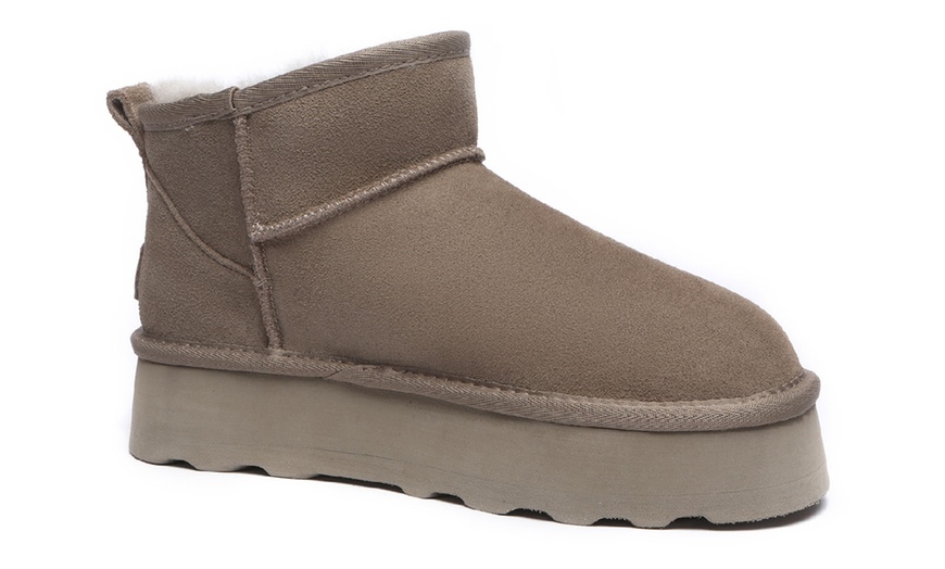 Image 15: Thick Bottom Mini Classic UGG