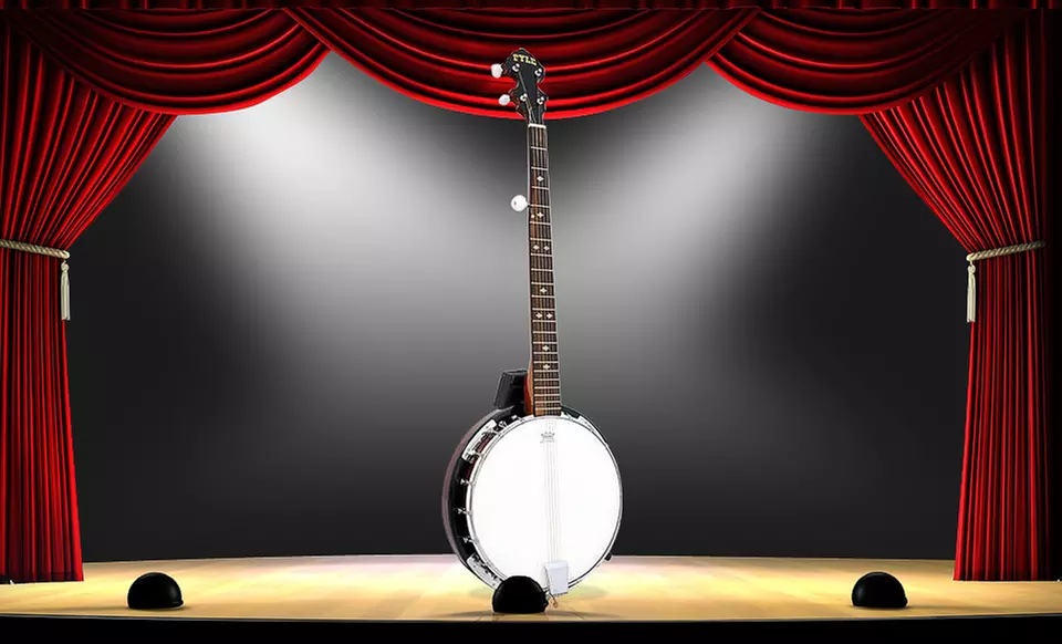 Pyle 5-String Banjo with Chrome-Plated Hardware (PBJ60) - Primary Image