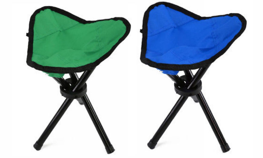 Image 8: Portable Outdoor Folding Tripod Seat