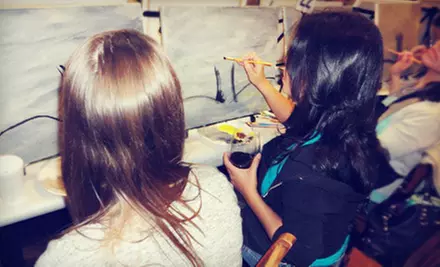 $17 for a Social Painting Class from Wine and Palette ($35 Value) - Primary Image
