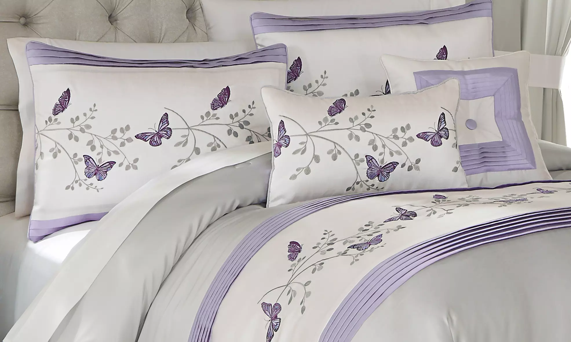 Croscill Nicola Butterfly Comforter Set (4-Piece) - Primary Image