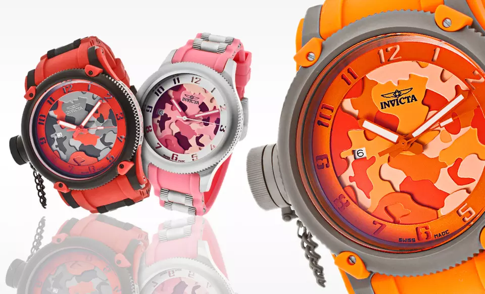 Invicta Men's or Women’s Russian Diver Watches (Up to 91% Off). 18 Styles Available. Free Shipping and Free Returns. - Primary Image