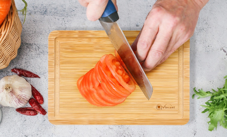 Image 7: Set of Three Bamboo Chopping Boards