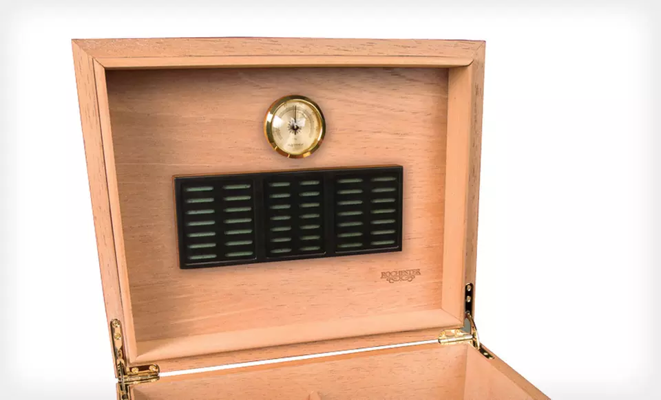 $39 for a Rochester Humidor ($150 List Price). Free Shipping and Free Returns. - Second Medium