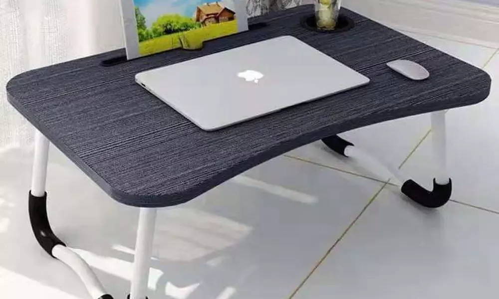 Herzberg Klapptisch mit Becher- und Tablettenhalter