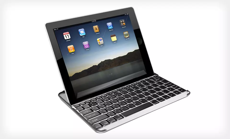 $19 for a Hype Aluminum Bluetooth Keyboard Stand and Case for iPad 2 and 3 ($49.99 List Price). Five Colors Available. - Primary Image