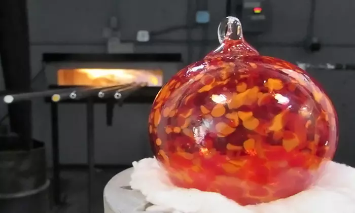 Blow-Your-Own Ornament Glass-Blowing Class for One or Two at East Side Glass Studio (25% Off)  - Primary Image
