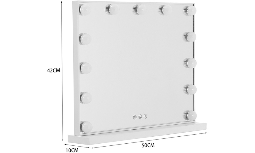 Image 10: Makeup Vanity Mirror with LED Lights