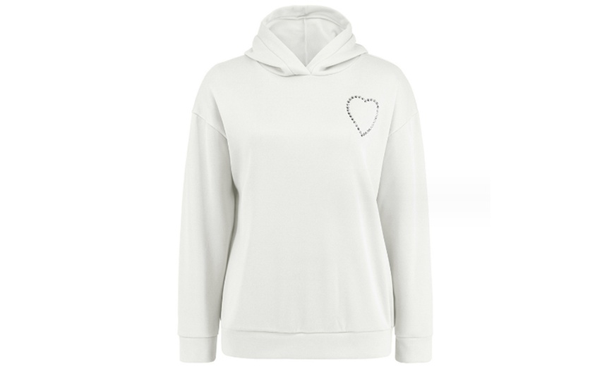 Image 8: Women's Hoodie with Cut-Out Heart