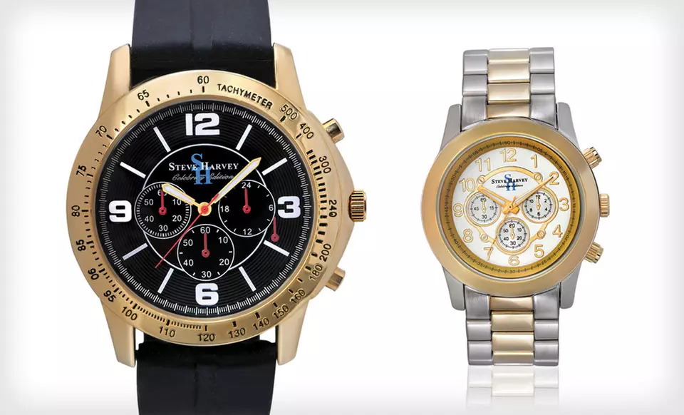 $25 for a Steve Harvey Men's Celebrity Watch ($80 List Price). 13 Options Available. Free Shipping and Free Returns. - Second Medium