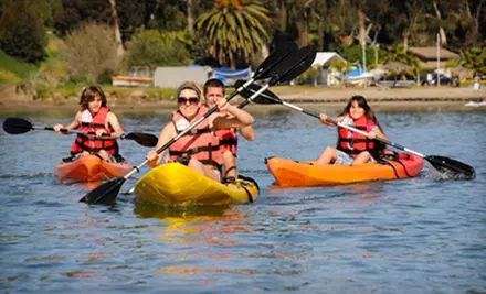 $23 for a Two-Hour Kayak, Canoe, Standup-Paddleboard, or Aqua-Cycle Rental from Carlsbad Lagoon (Up to $50 Value) - Primary Image