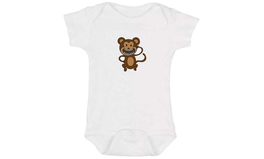 Image 2: Animal Multipack Babygrows