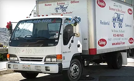 Junk Hauling Services for a Minimum or Quarter Truckload of Junk from We Haul (Up to 58% Off) - Primary Image