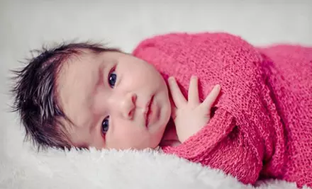 $65 for a Newborn Photo-Shoot Package with Digital Images and 8"x10" Print at Bella Blue Images Photography ($450 Value) - Primary Image