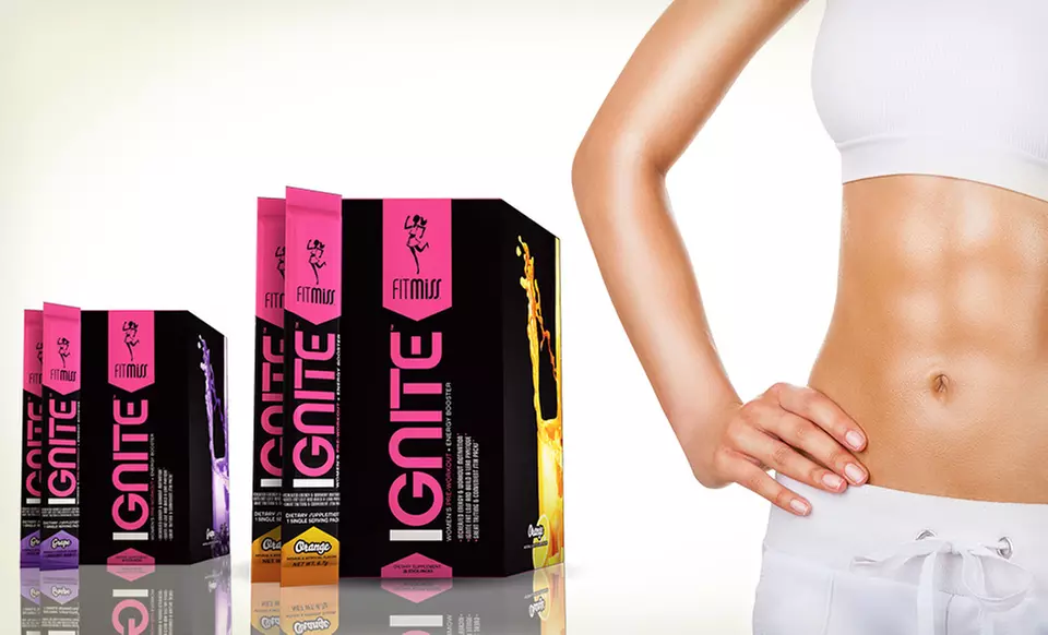 $24.99 for FitMiss Ignite Pre-Workout and Energy Booster in Grape or Orange ($49.99 List Price). Free Shipping. - Primary Image