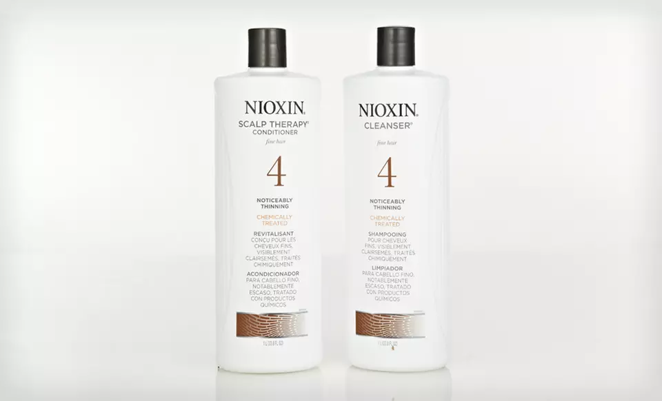 $45.99 for Nioxin Hair-Thickening System (Up to $91.18 List Price). 4 Systems Available. Free Shipping. - Second Medium