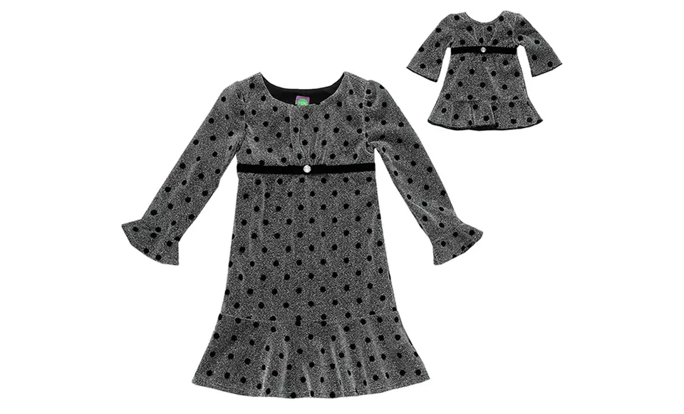 Dollie & Me Girls' Clothing with Matching Doll Dresses. Multiple Outfits Available. - Second Medium