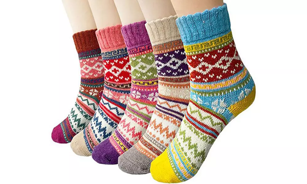 5er- oder 10er-Set Wintersocken für Damen, inkl. Versand - Primary Image