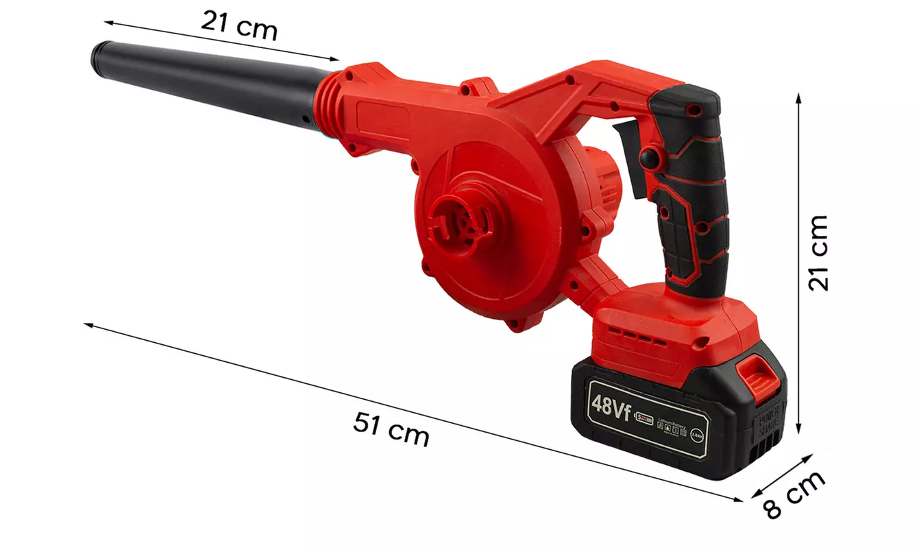 Soffiatore di foglie wireless; Batteria alimentata, Versatile