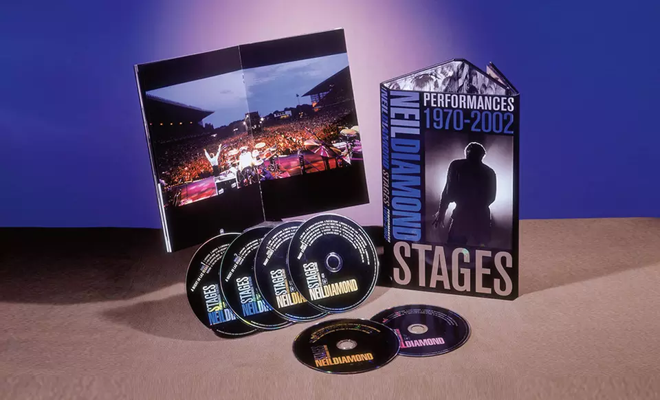 Neil Diamond: Stages CD Box Set with Bonus DVD - Primary Image