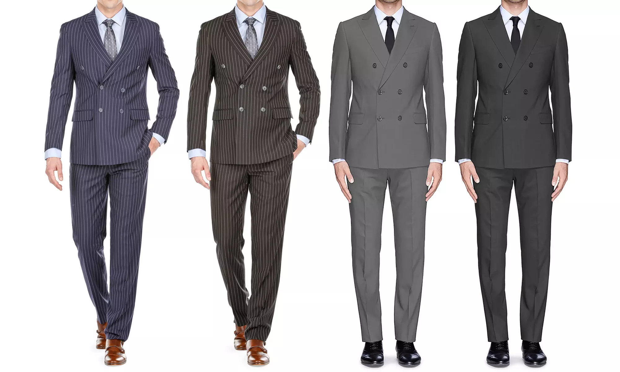 Braveman Men's Slim-Fit Double Breasted Suits - Primary Image