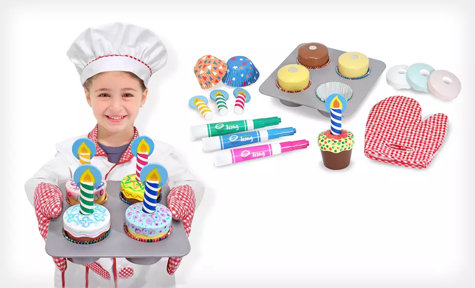 $14.99 for a Melissa & Doug Wooden Play Food Set ($19.99 List Price). Four Options Available. Free Returns. - Primary Image