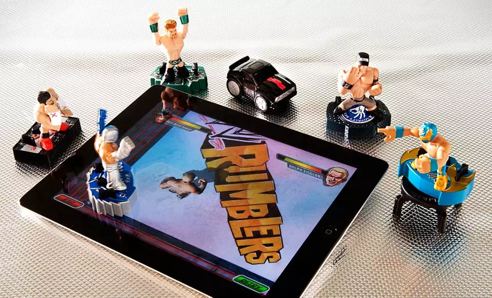 $8.99 for Mattel WWE Rumblers Apptivity Starter Bundle for iPad ($29.98 List Price). 4 Bundles Available. Free Returns.  - Primary Image