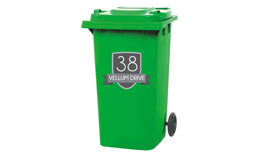 Image 8: Personalised Wheelie Bin Sticker